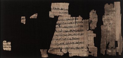 Sheet with Hieratic Inscription about Neskhonsu, the Singer of the Great God Amun by Unbekannt Unbekannt